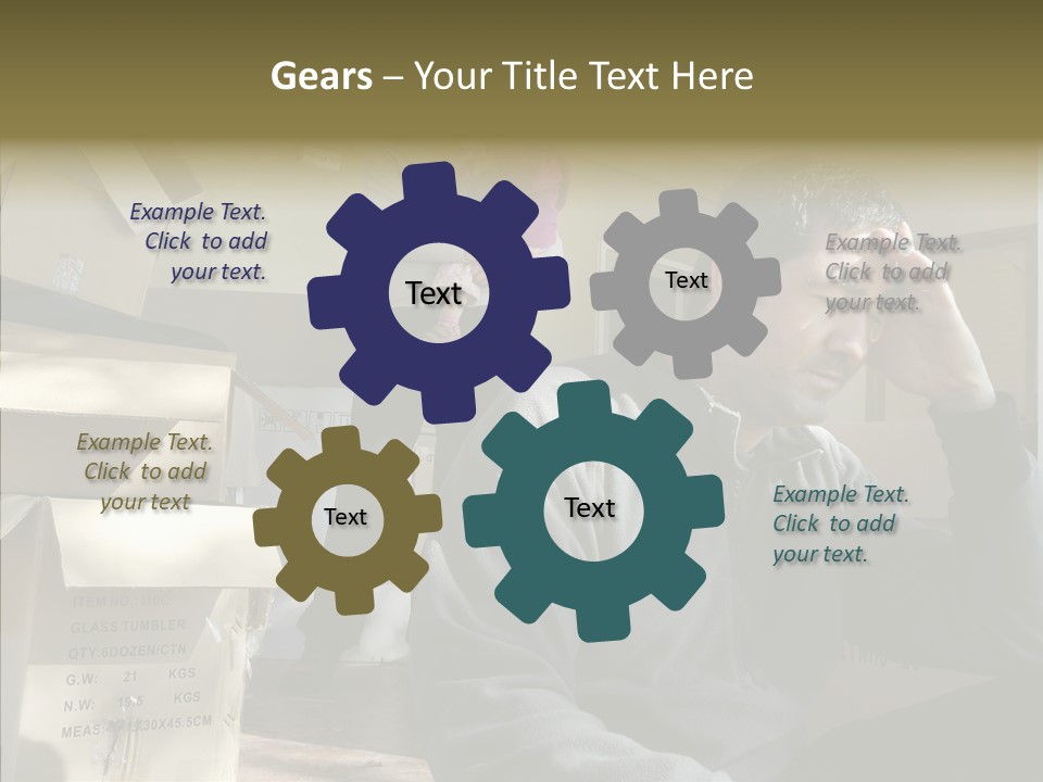 People Family Stress PowerPoint Template