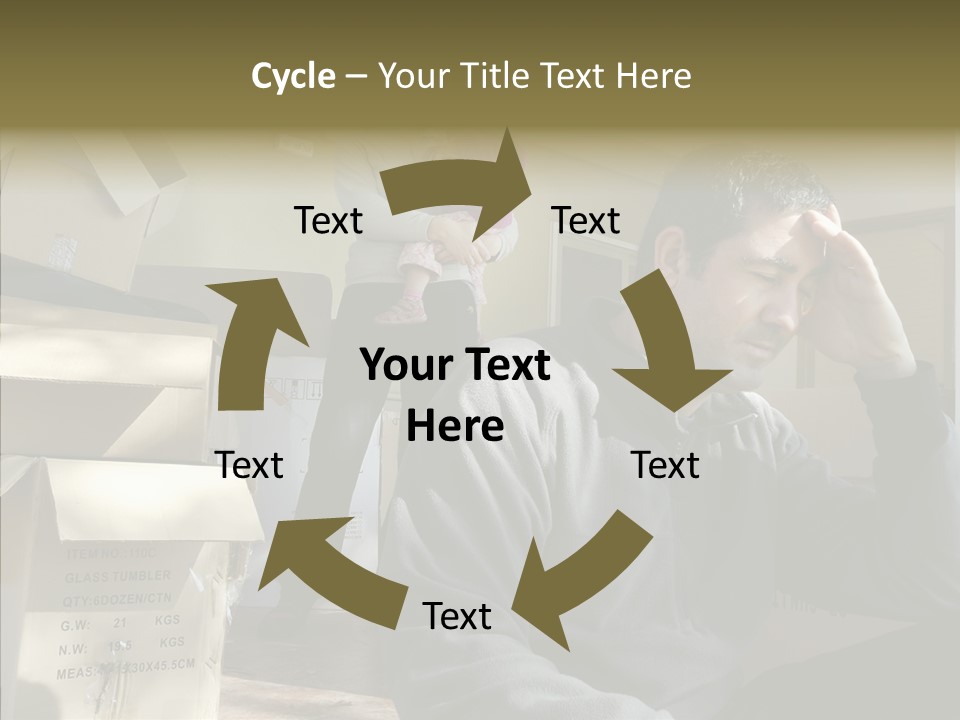 People Family Stress PowerPoint Template