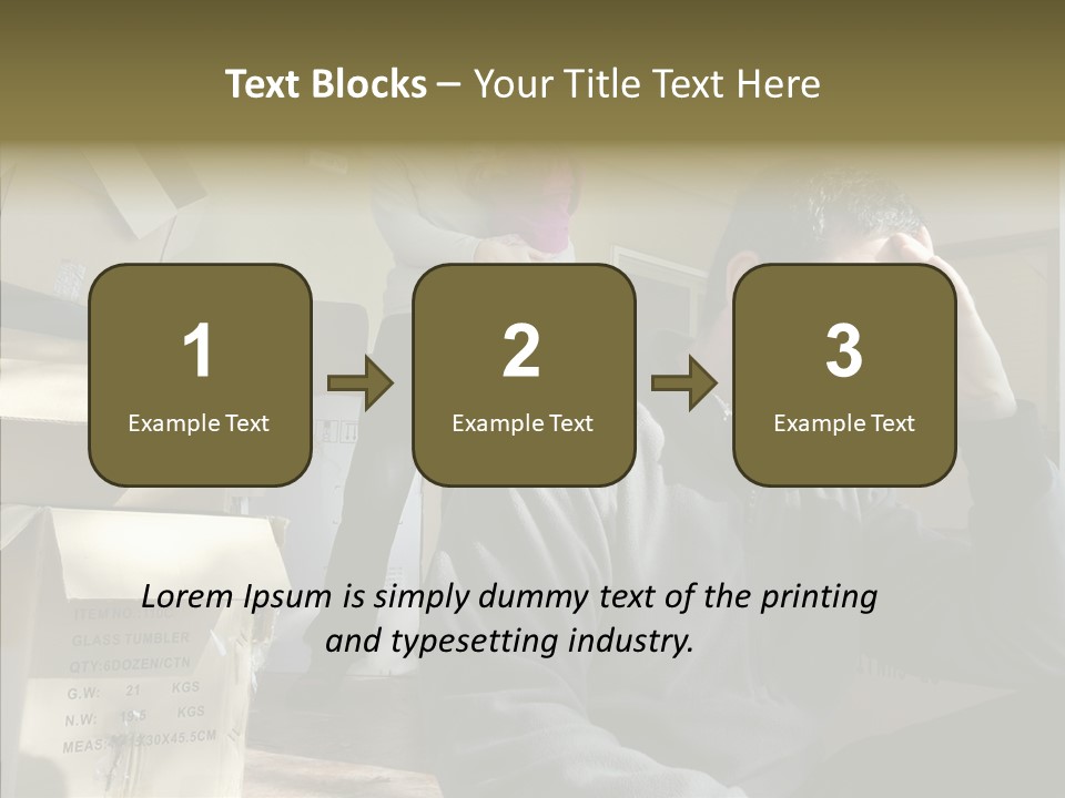 People Family Stress PowerPoint Template