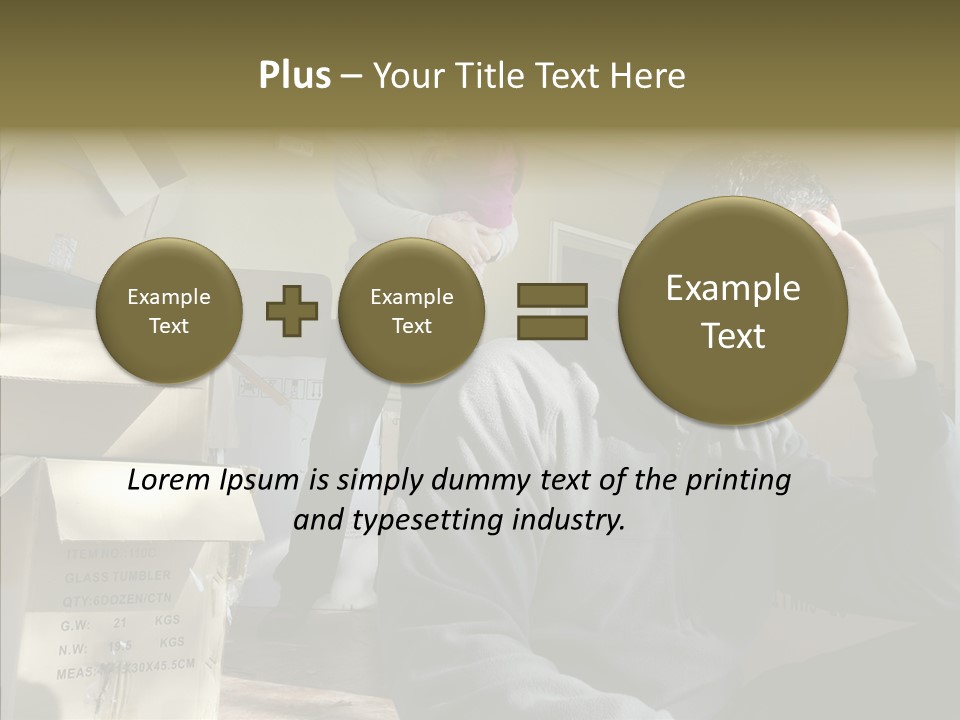 People Family Stress PowerPoint Template