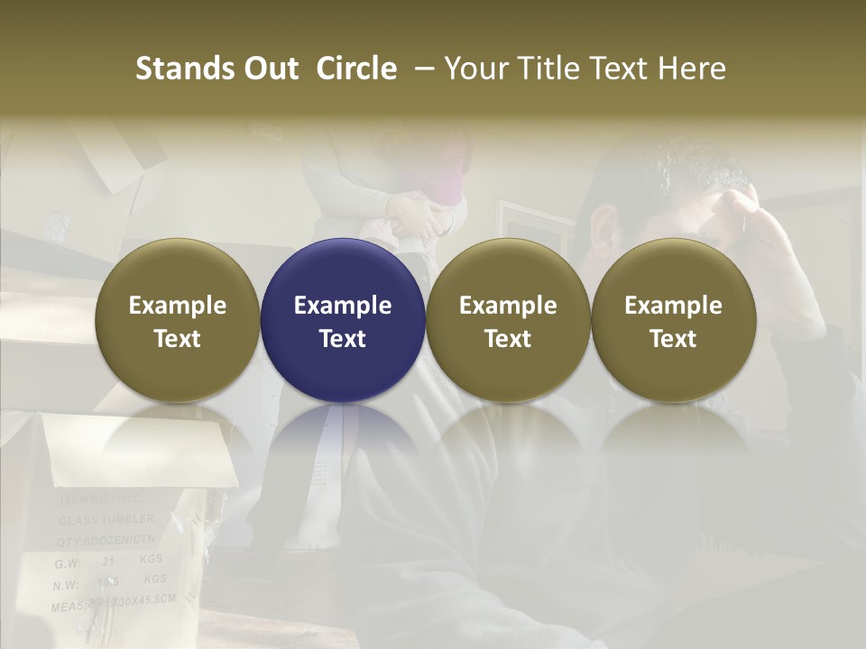 People Family Stress PowerPoint Template