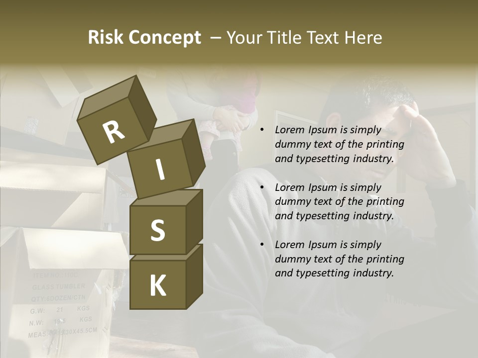 People Family Stress PowerPoint Template