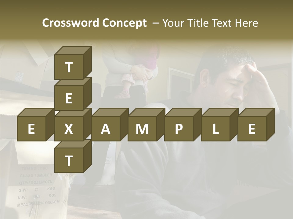 People Family Stress PowerPoint Template