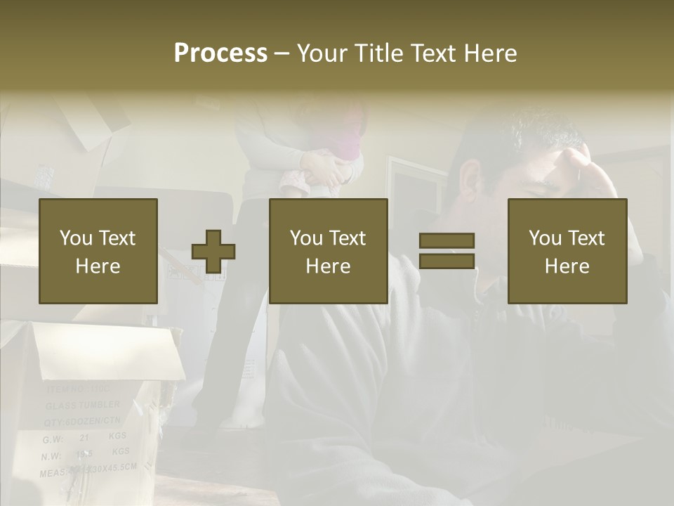 People Family Stress PowerPoint Template