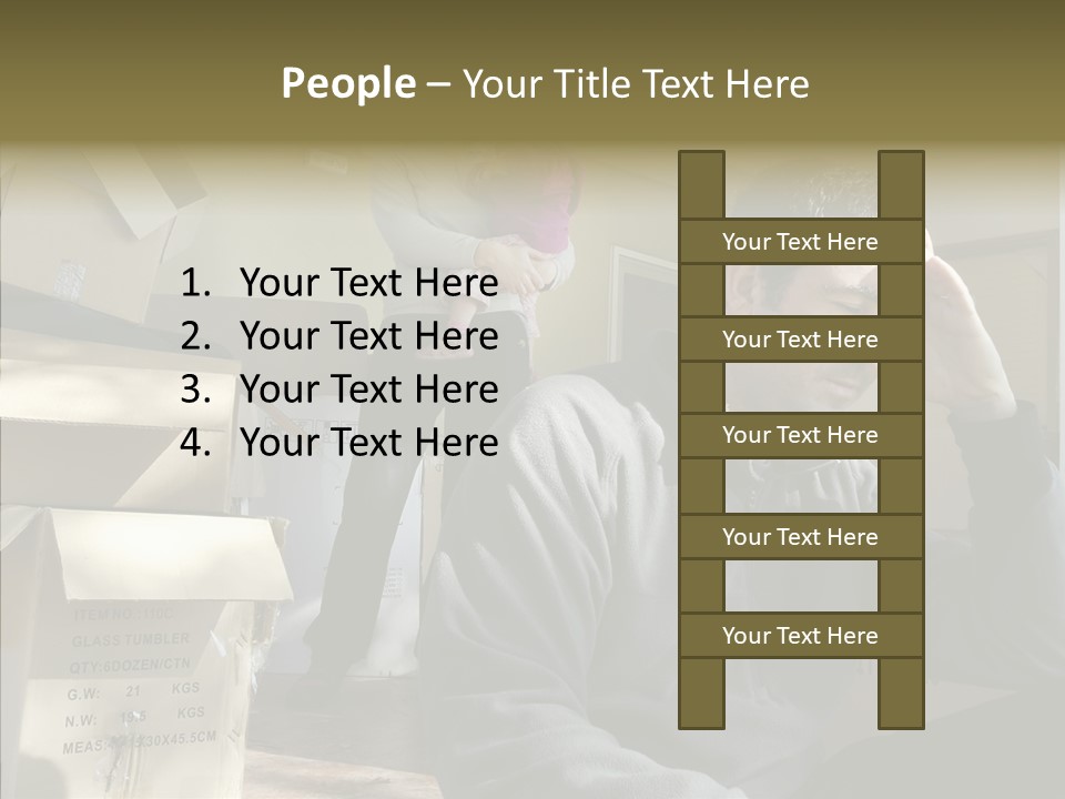 People Family Stress PowerPoint Template