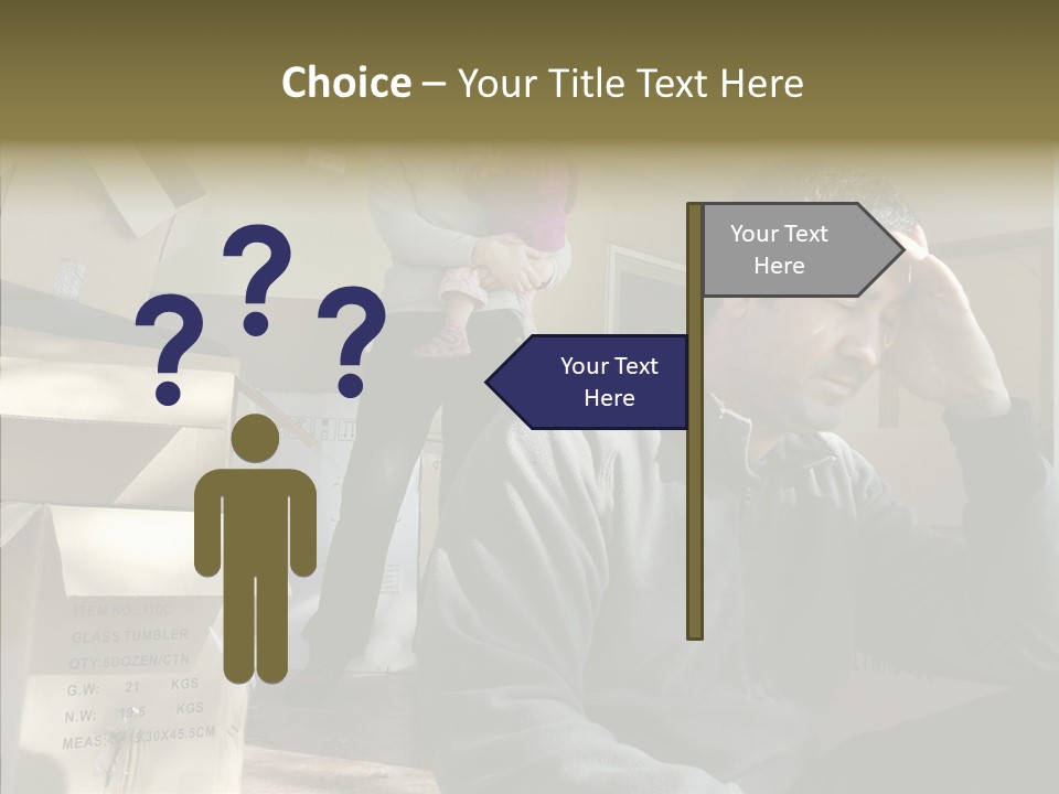 People Family Stress PowerPoint Template