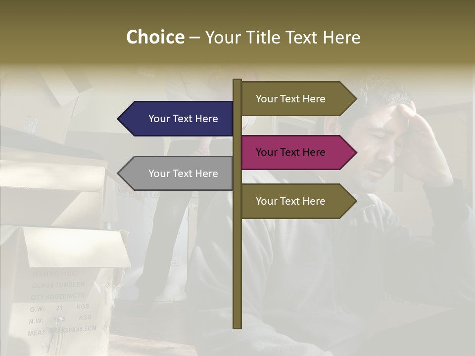 People Family Stress PowerPoint Template