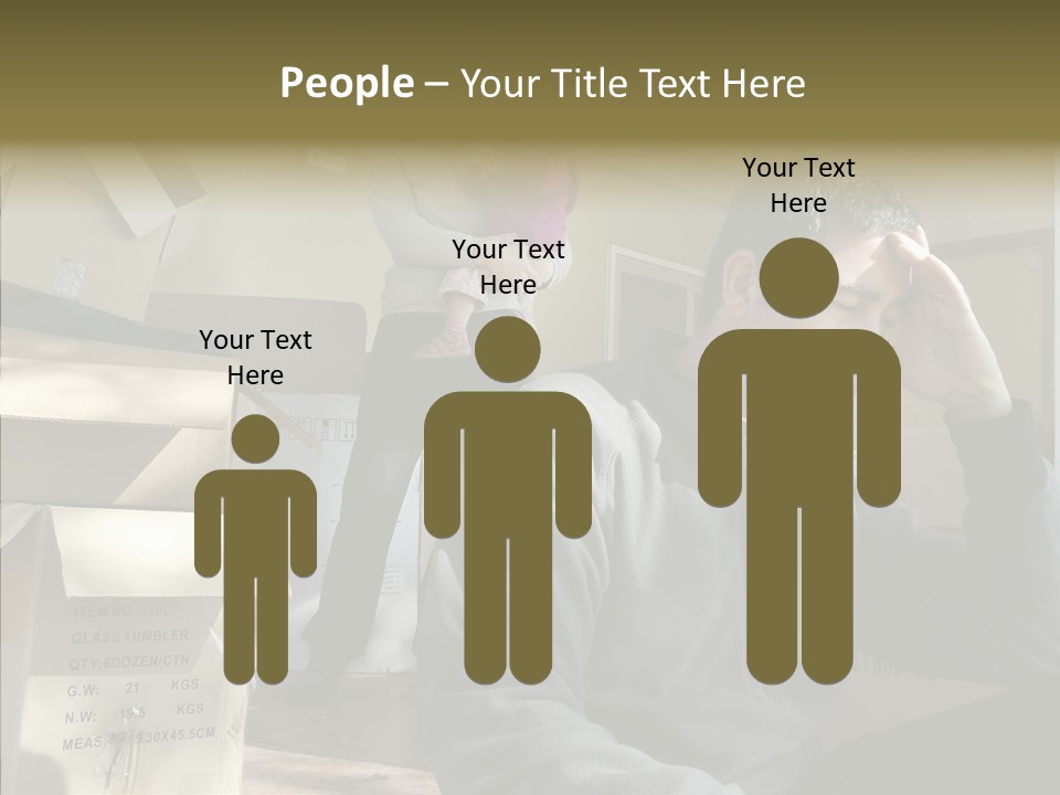 People Family Stress PowerPoint Template