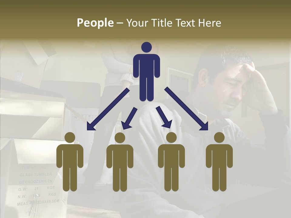 People Family Stress PowerPoint Template