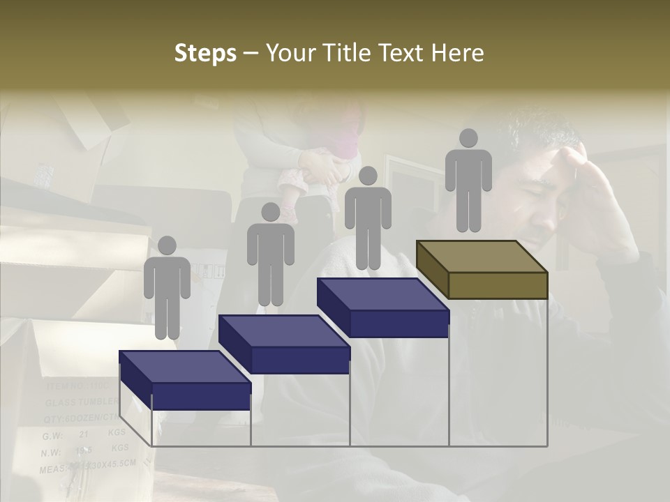 People Family Stress PowerPoint Template