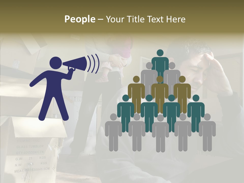 People Family Stress PowerPoint Template