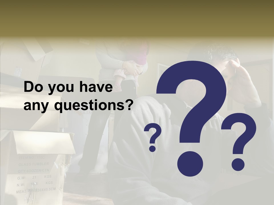 People Family Stress PowerPoint Template