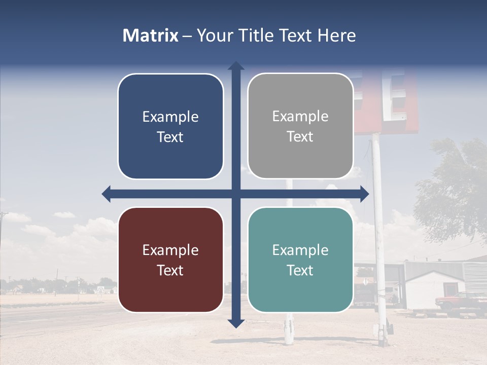 Faded Sky Food PowerPoint Template