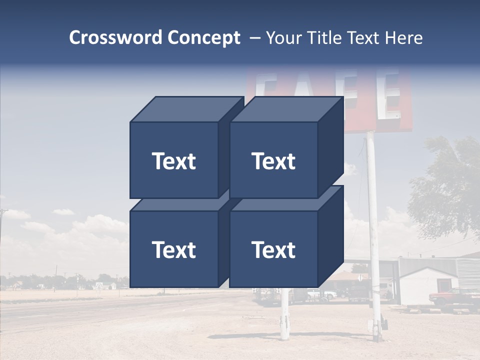 Faded Sky Food PowerPoint Template