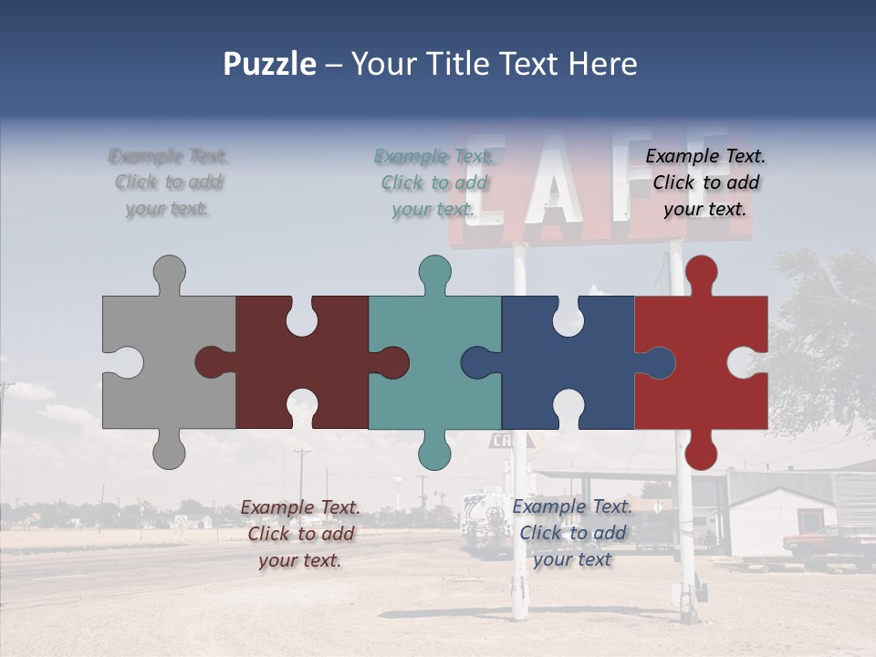 Faded Sky Food PowerPoint Template