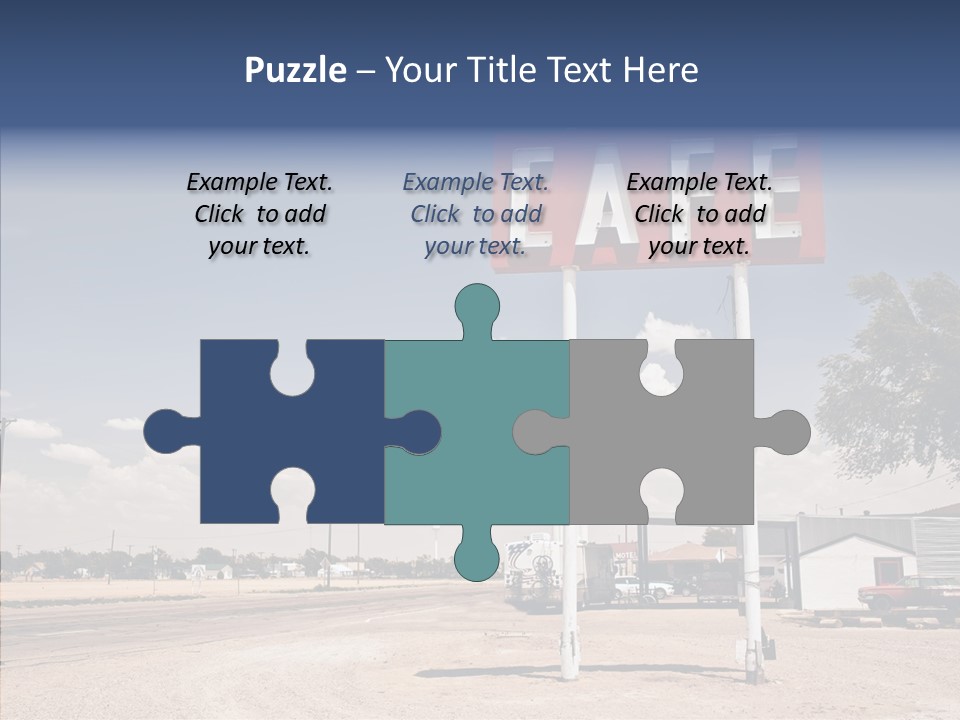 Faded Sky Food PowerPoint Template