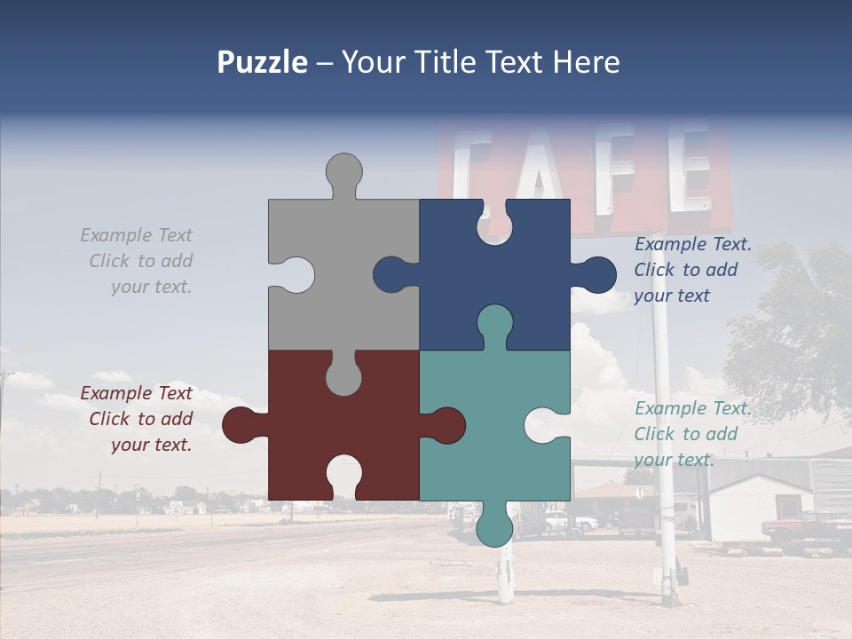 Faded Sky Food PowerPoint Template