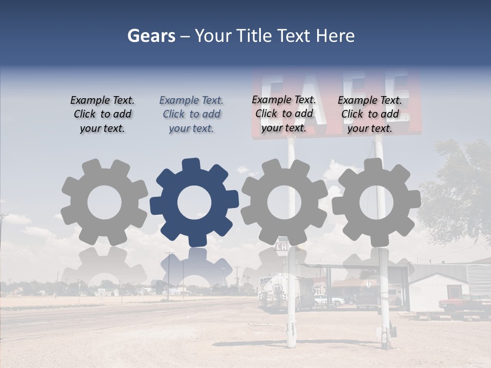 Faded Sky Food PowerPoint Template