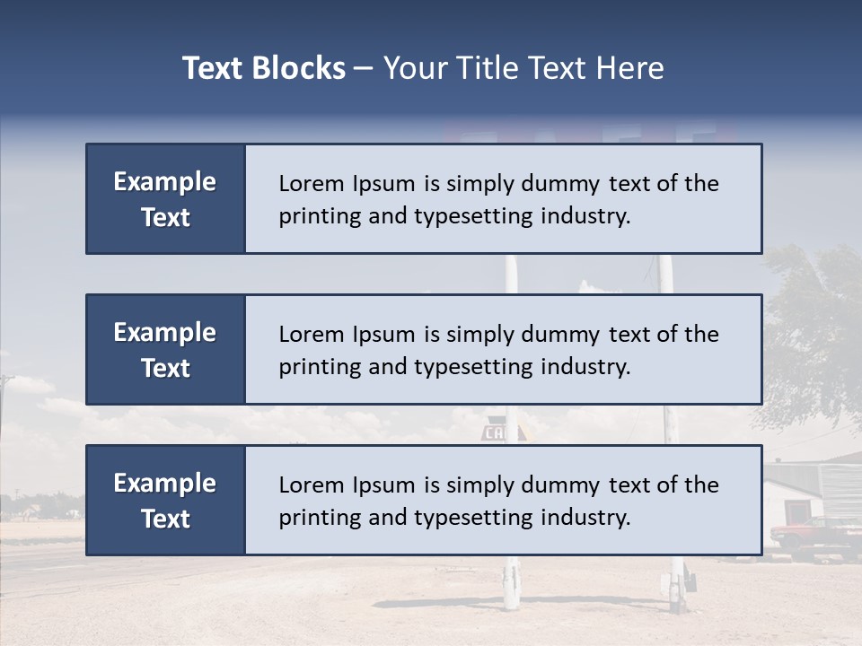 Faded Sky Food PowerPoint Template