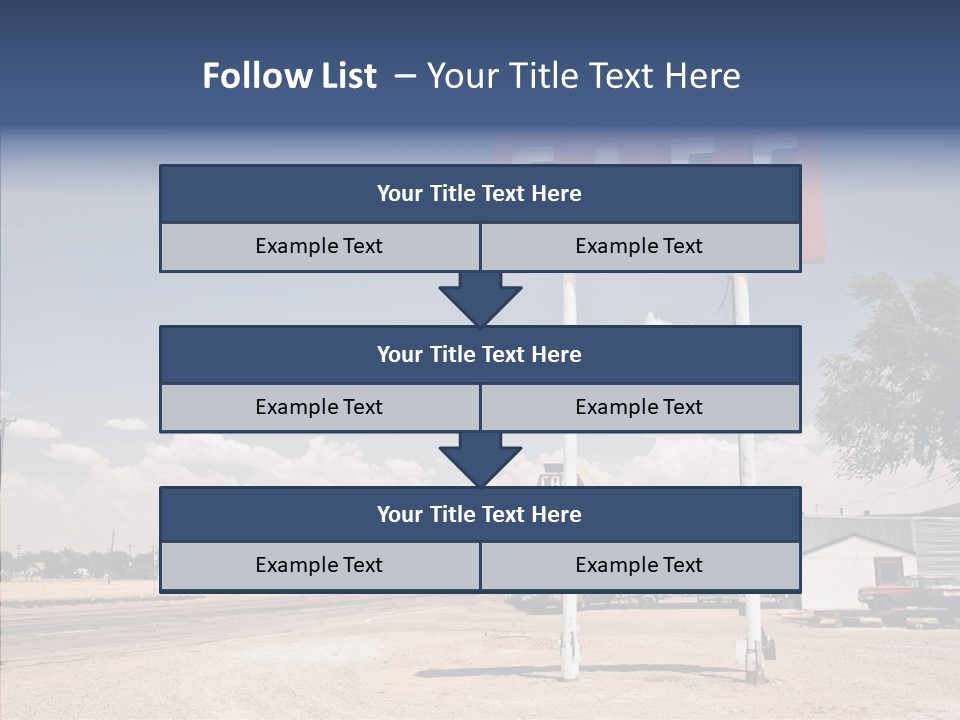 Faded Sky Food PowerPoint Template