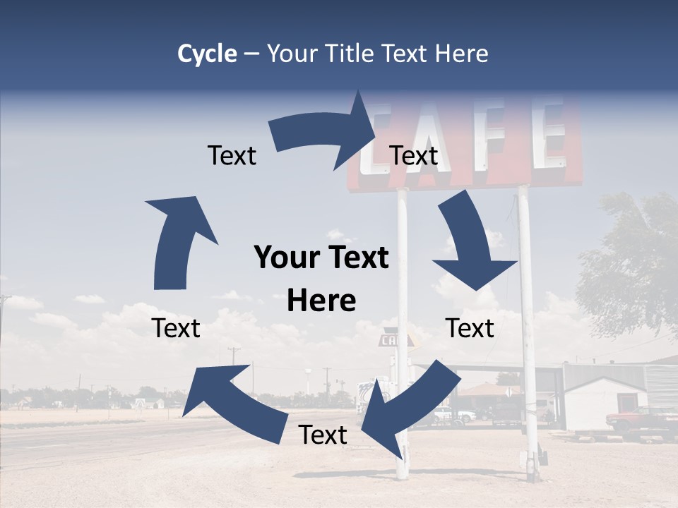 Faded Sky Food PowerPoint Template