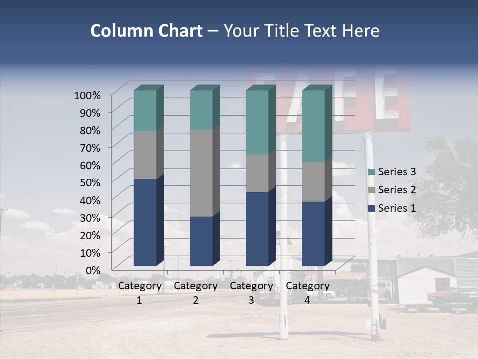 Faded Sky Food PowerPoint Template