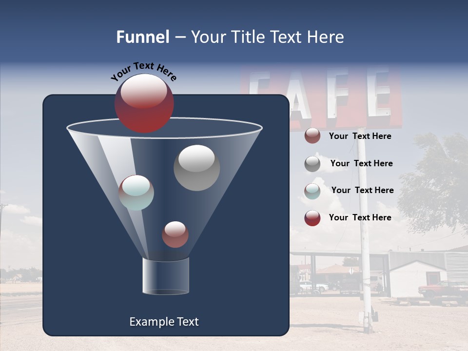 Faded Sky Food PowerPoint Template