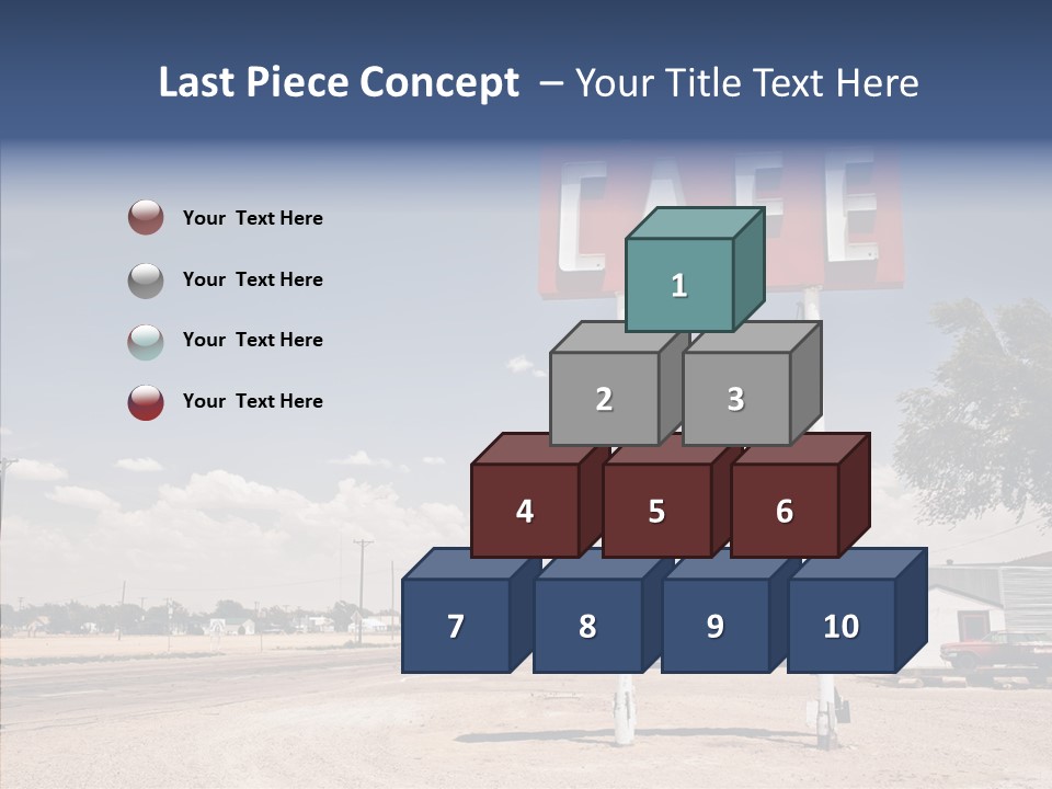 Faded Sky Food PowerPoint Template