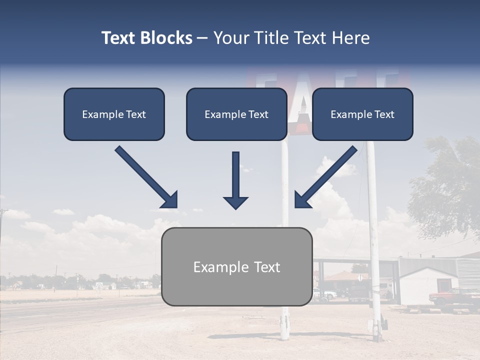 Faded Sky Food PowerPoint Template