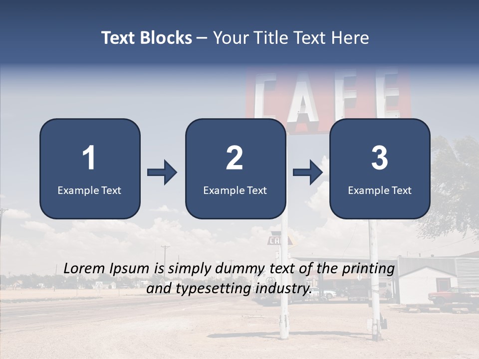 Faded Sky Food PowerPoint Template