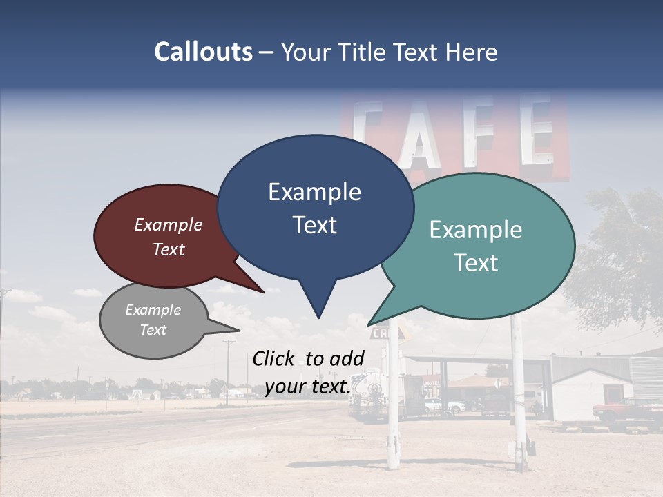 Faded Sky Food PowerPoint Template