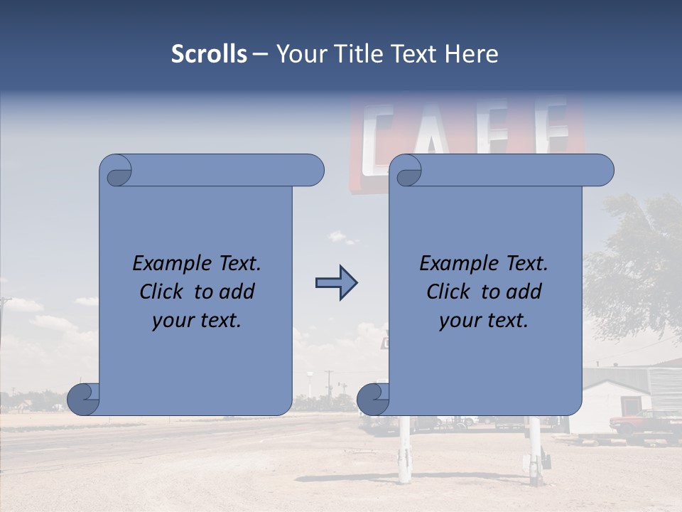 Faded Sky Food PowerPoint Template