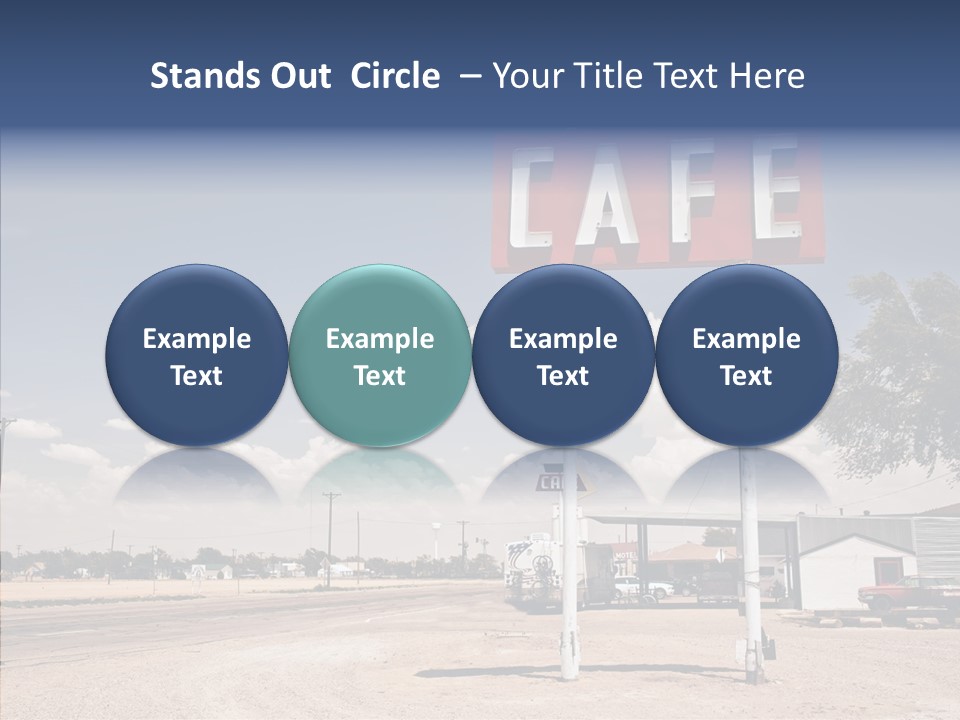 Faded Sky Food PowerPoint Template