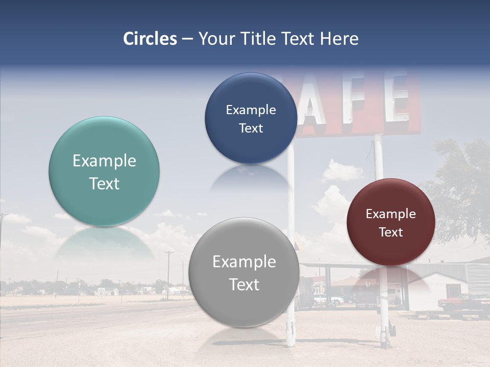 Faded Sky Food PowerPoint Template