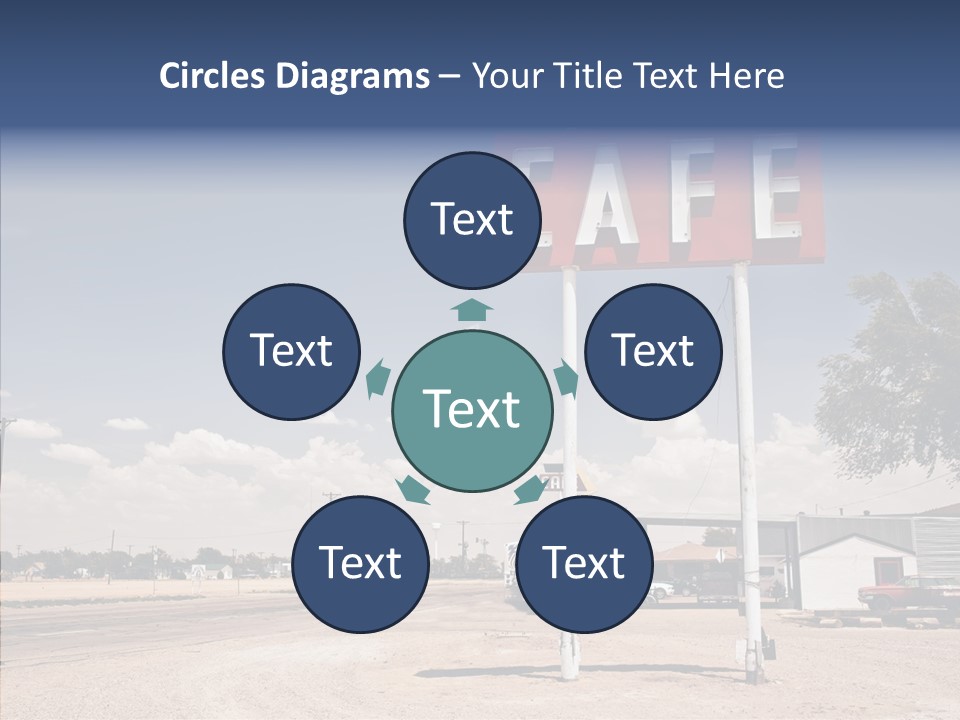 Faded Sky Food PowerPoint Template