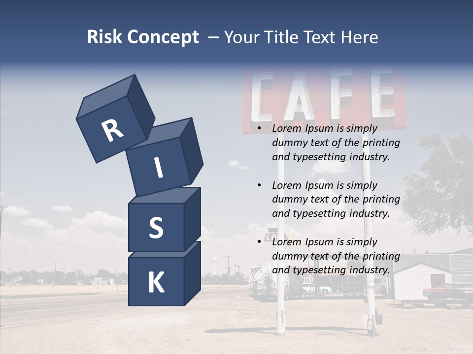 Faded Sky Food PowerPoint Template