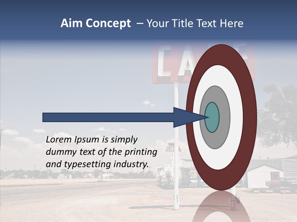 Faded Sky Food PowerPoint Template