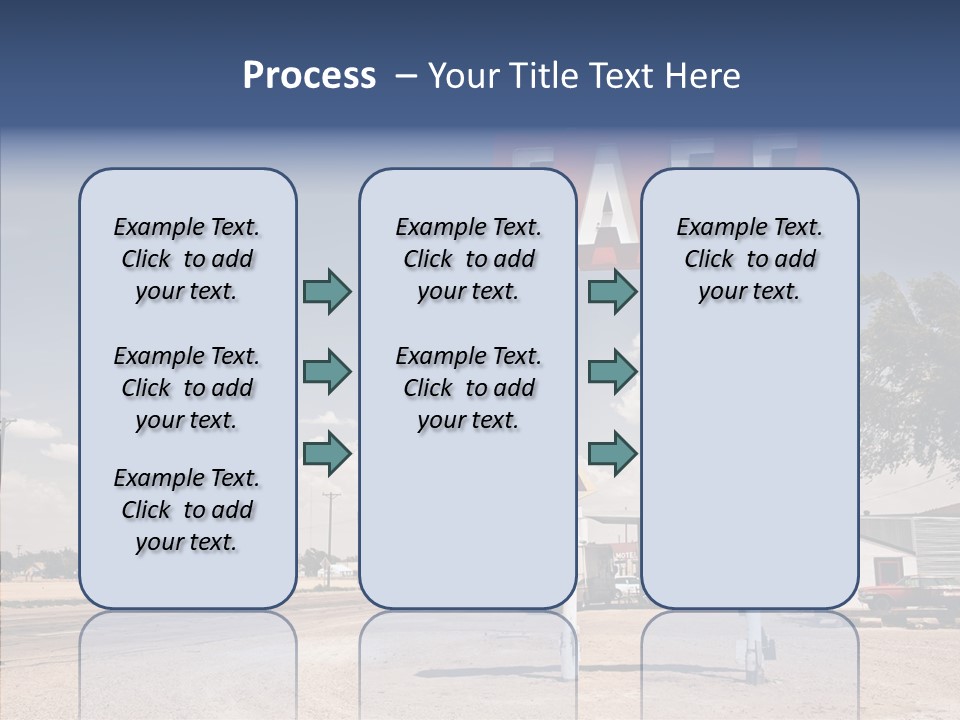 Faded Sky Food PowerPoint Template
