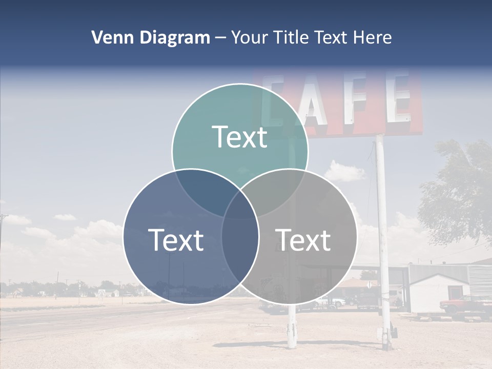 Faded Sky Food PowerPoint Template