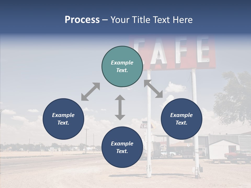 Faded Sky Food PowerPoint Template