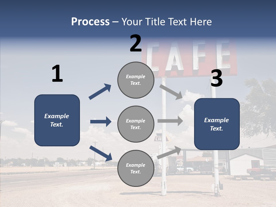 Faded Sky Food PowerPoint Template