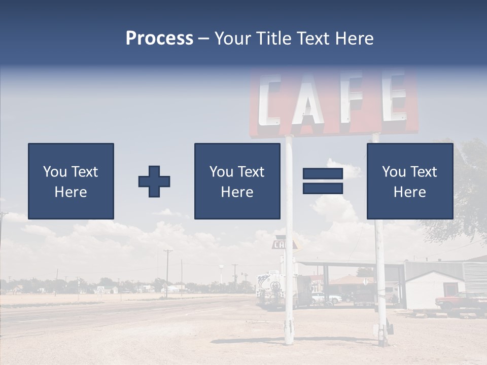 Faded Sky Food PowerPoint Template