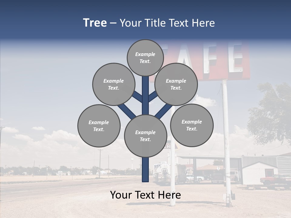 Faded Sky Food PowerPoint Template