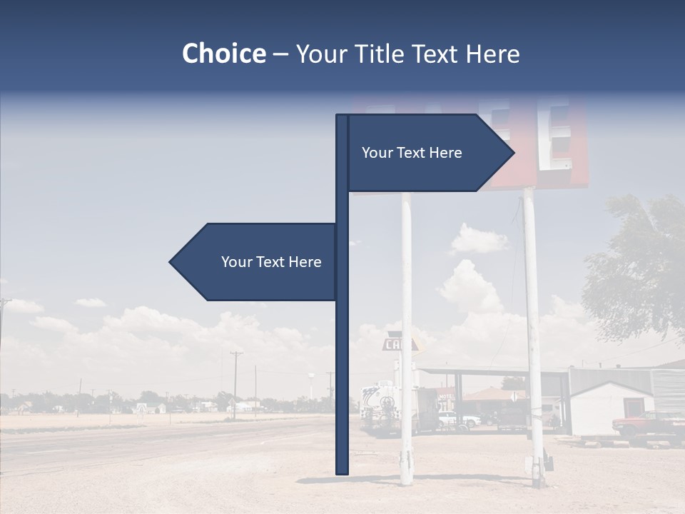 Faded Sky Food PowerPoint Template