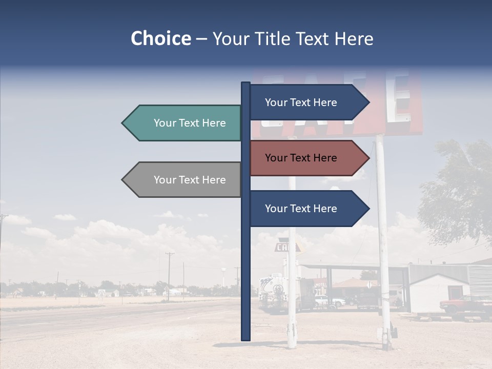 Faded Sky Food PowerPoint Template