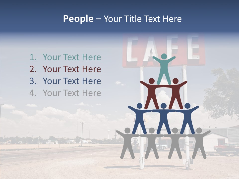 Faded Sky Food PowerPoint Template