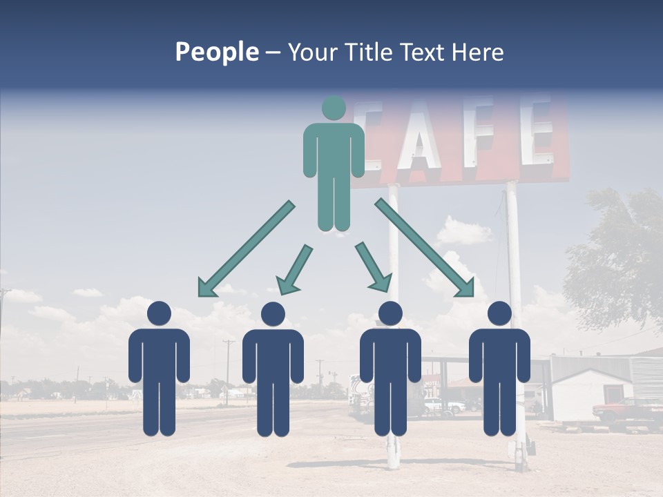 Faded Sky Food PowerPoint Template