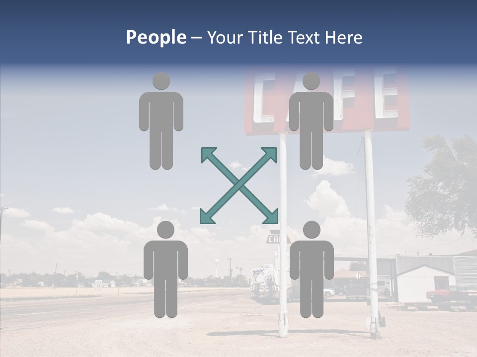 Faded Sky Food PowerPoint Template