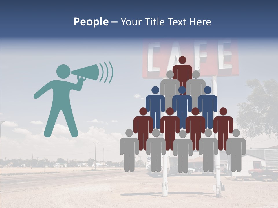 Faded Sky Food PowerPoint Template