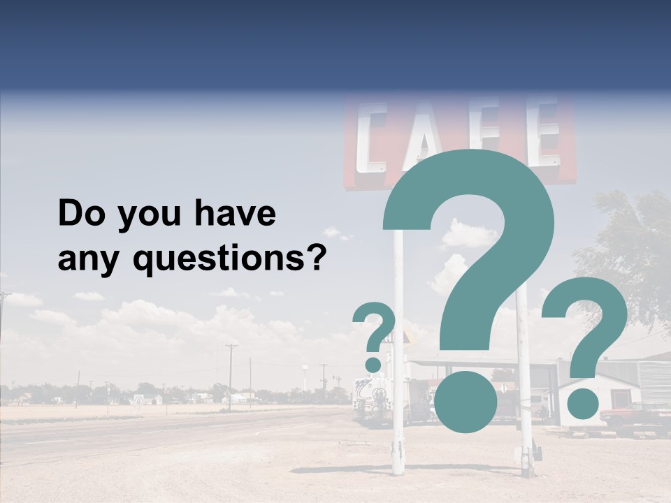 Faded Sky Food PowerPoint Template